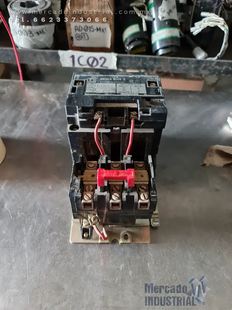 Arrancador 600 VAC modelo 293180  marca SQUARE D - imagen 1