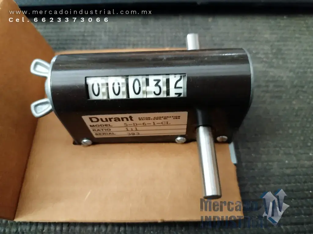 Contador modelo 5-D-6-1-CL marca Eaton Durant - imagen 1