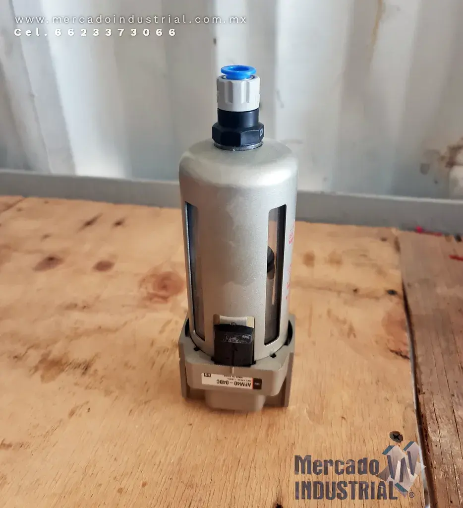 Filtro de aire regulador lubricador modelo AFM40-04BC marca SMC - imagen 1