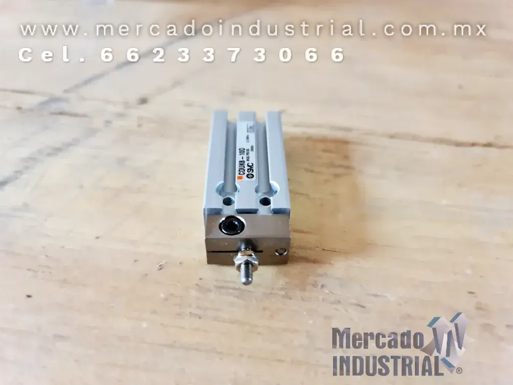 Mini pistón de montaje libre 101 PSI 10 mm modelo CDUK6-10D marca SMC - imagen 1