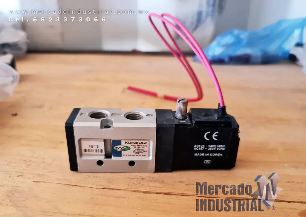 Válvula Solenoide 20-130 PSI modelo DS3130 marca TPC - imagen 1