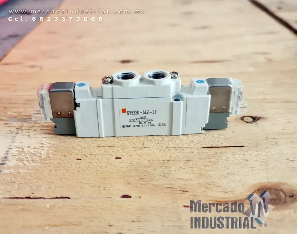 Válvula Solenoide 15~100 PSI modelo SY5220-5LZ-01 marca SMC - imagen 1