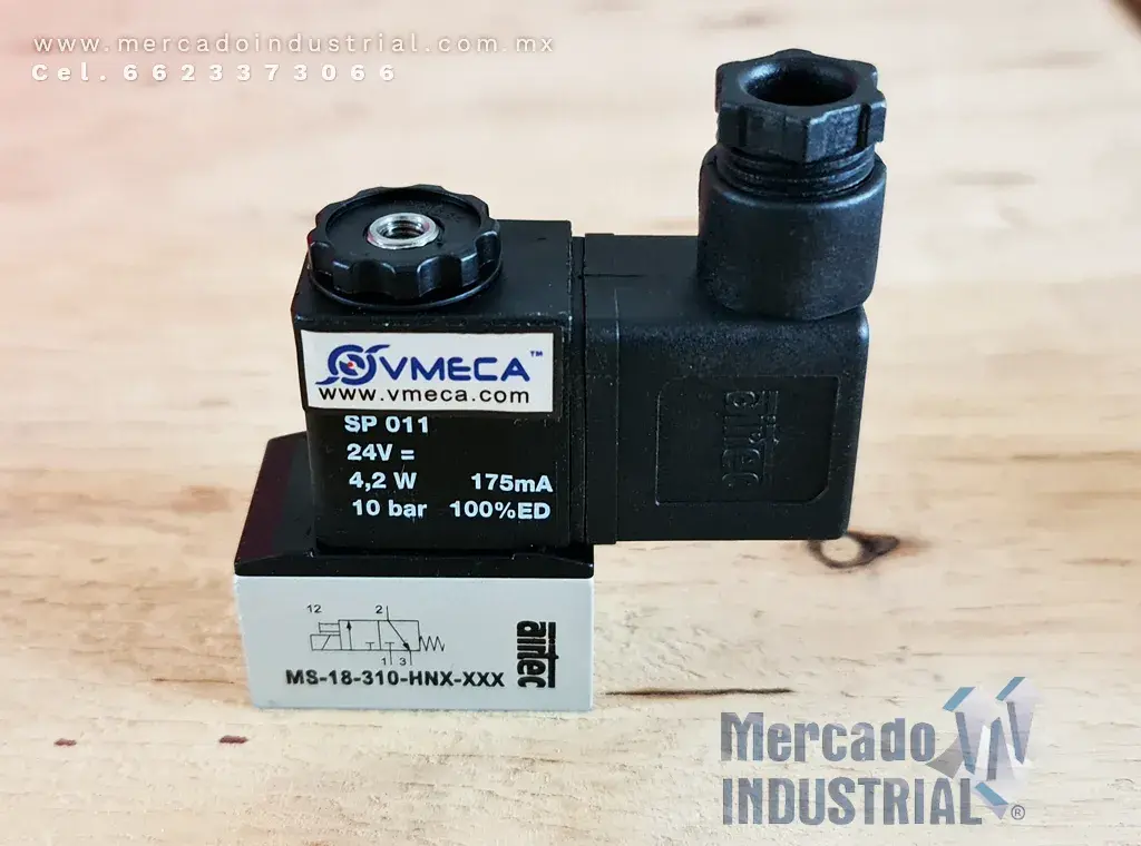 Válvula solenoide 145 PSI modelo MS-18-310-HNK-XXX marca SMC - imagen 1