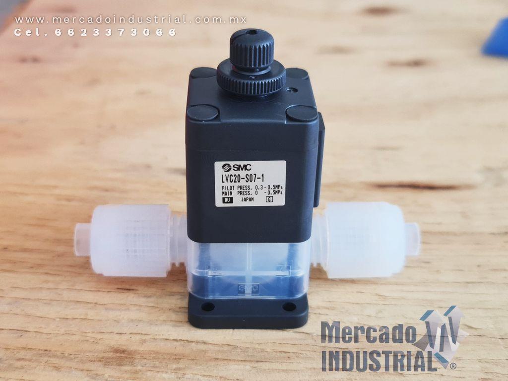 Válvula 43~72 PSI modelo LVC20-S07-1 marca SMC - imagen 1