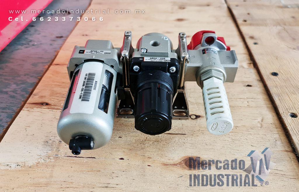 Válvula de unidad de aire modelo AC30B-03G-V marca SMC - imagen 1