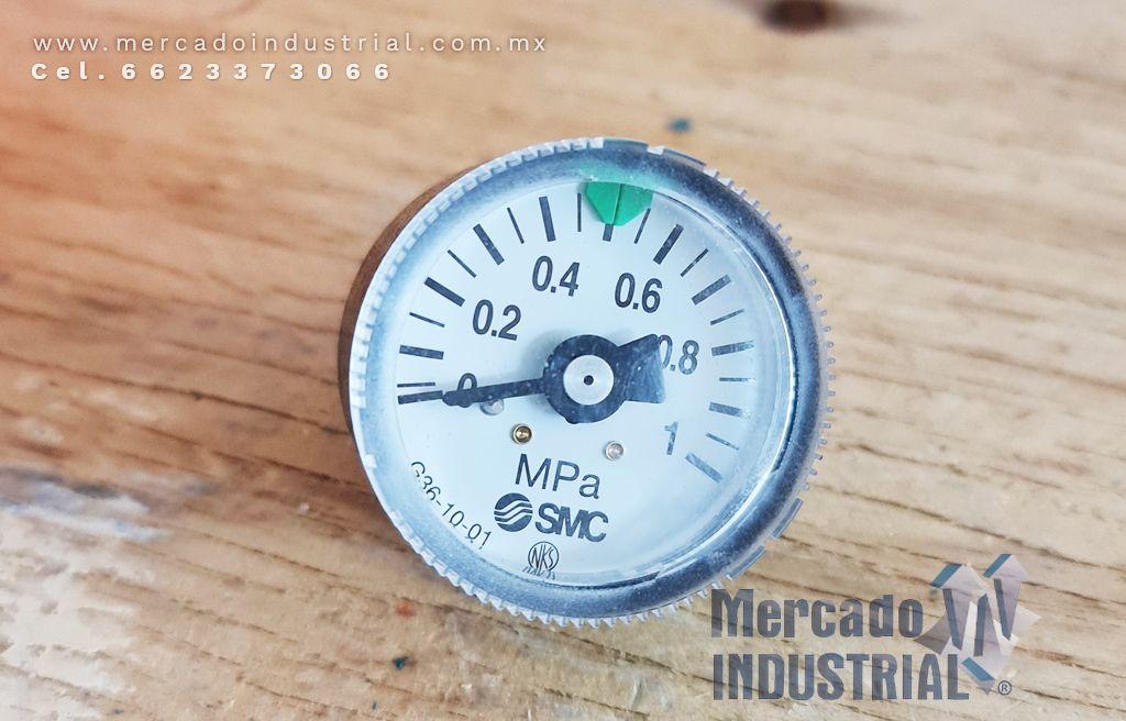 Manómetro 0~1 mPa modelo G36-10-01 marca SMC - imagen 1