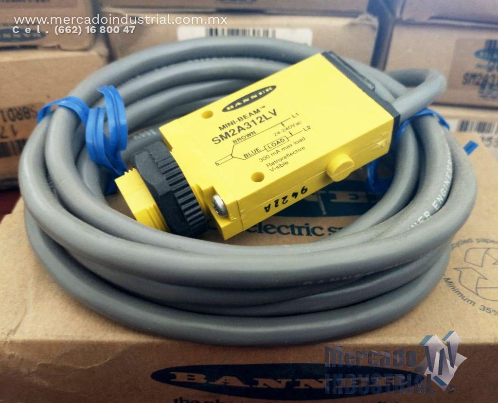 Sensor fotoeléctrico 24/240 V modelo SM2A312LV marca BANNER - imagen 1