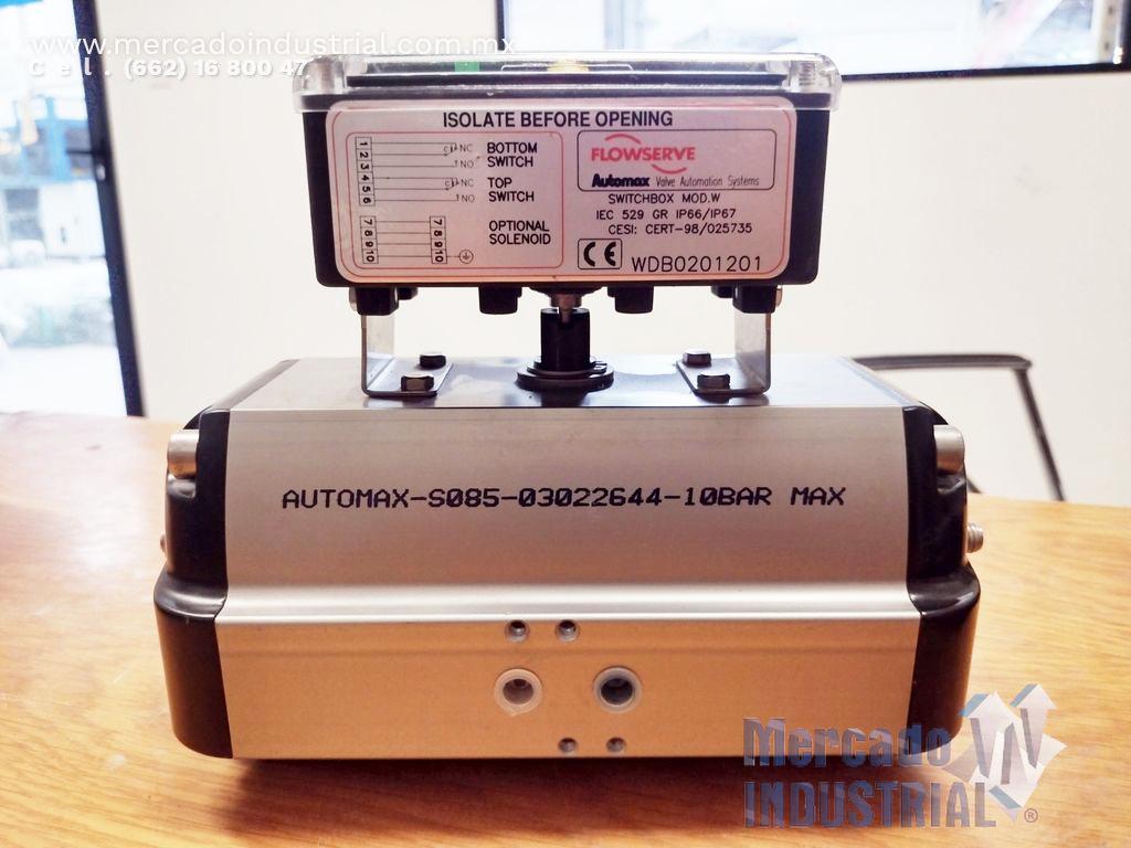Actuador con fluido modelo S085D marca SUPERNOVA AUTOMAX - imagen 1