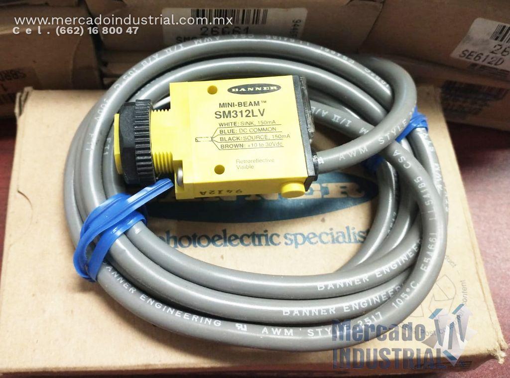 Sensor fotoeléctrico modelo SM312LV marca BANNER - imagen 1