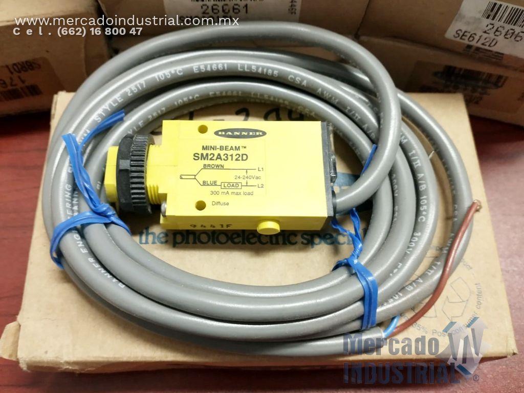 Sensor fotoeléctrico 24/240 V modelo SM2A312D marca BANNER - imagen 1