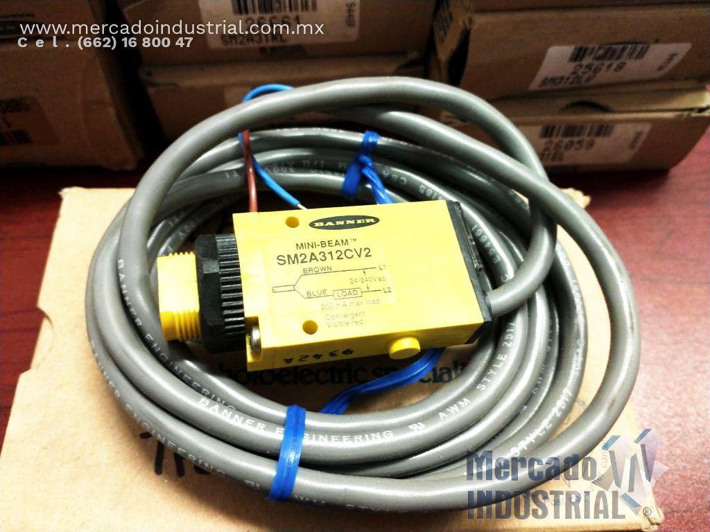 Sensor fotoeléctrico 24/240 V modelo SM2A312CV2 marca BANNER - imagen 1