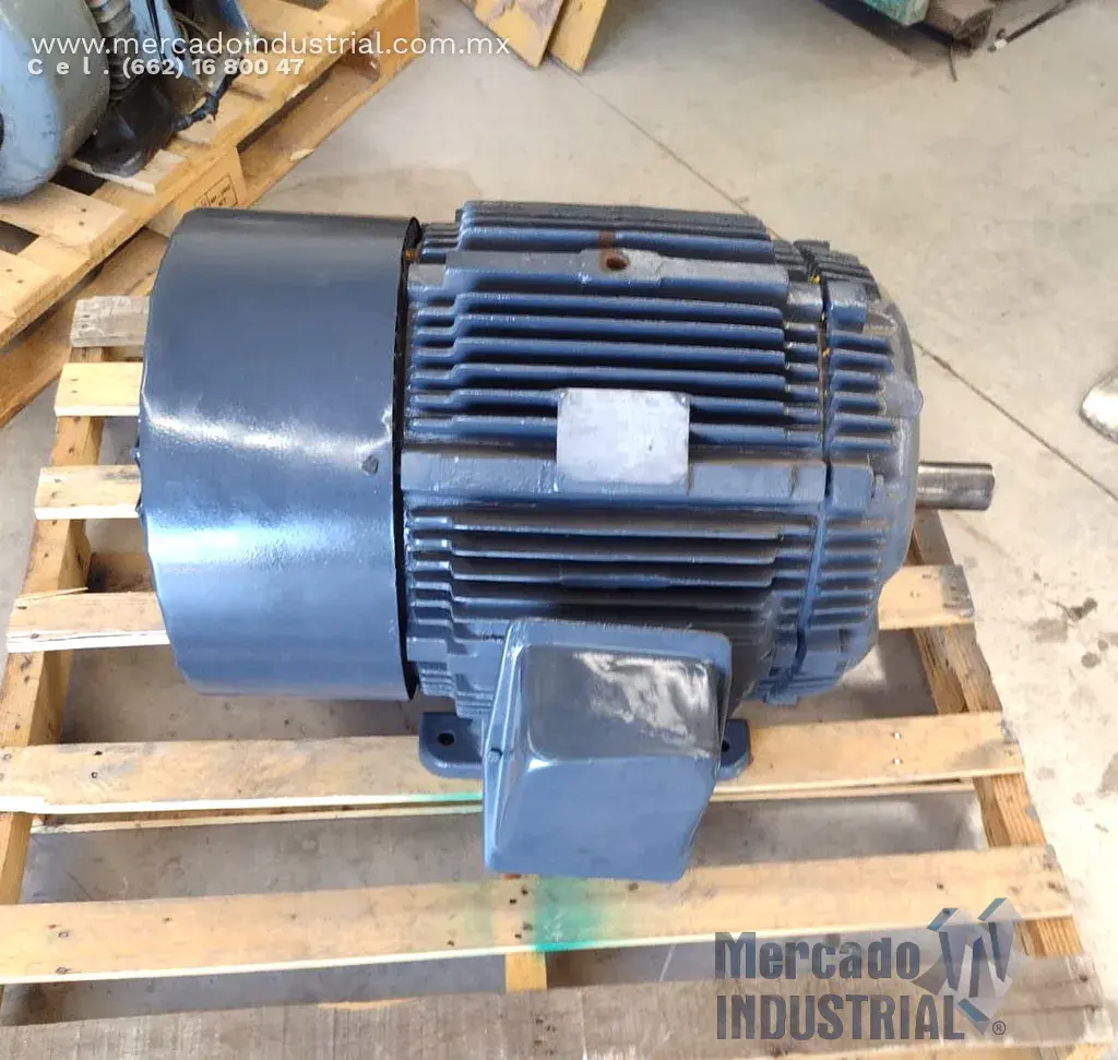 Motor eléctrico de 60 HP 2 polos 3562 RPM marca WEG - imagen 1