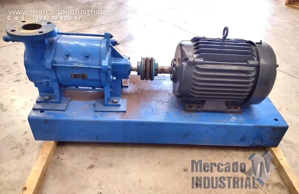 Bomba de vacío 15 HP modelo GL45/7 marca NASH - imagen 1