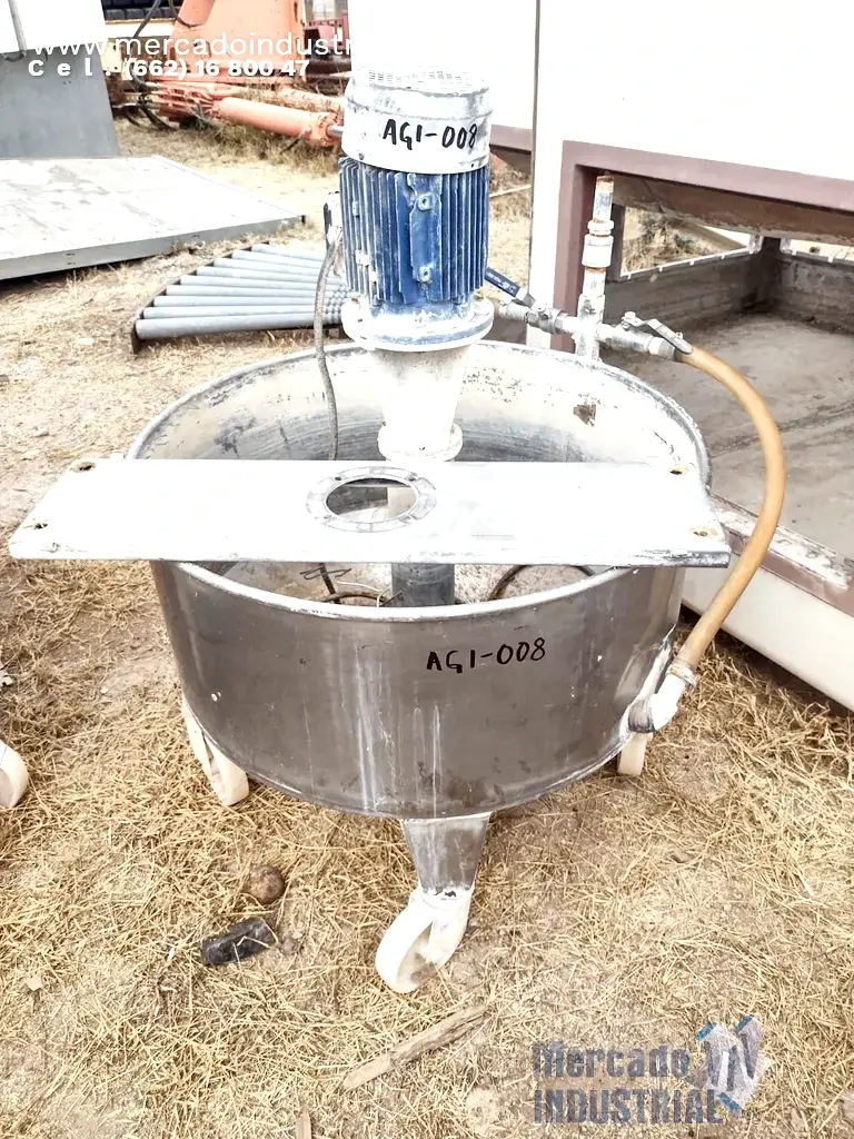 Revolvedor de acero inoxidable de 1.74 HP con capacidad de 0.300m³ - imagen 1