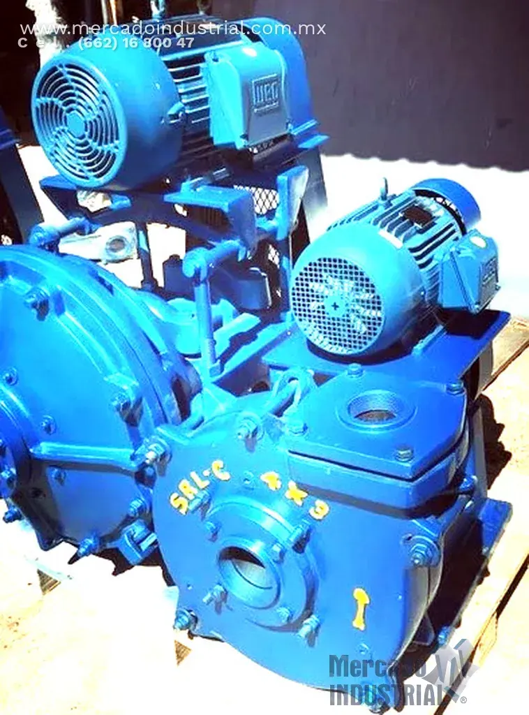 Bomba SRL 4X3 tipo Denver con motor 7.5 HP - imagen 1