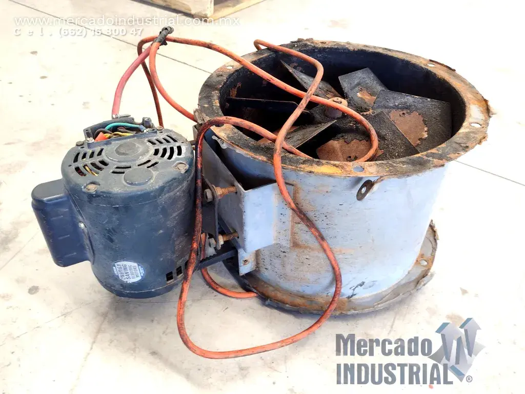 Extractor de 12" de diámetro con motor de .33 HP 1725 RPM - imagen 1