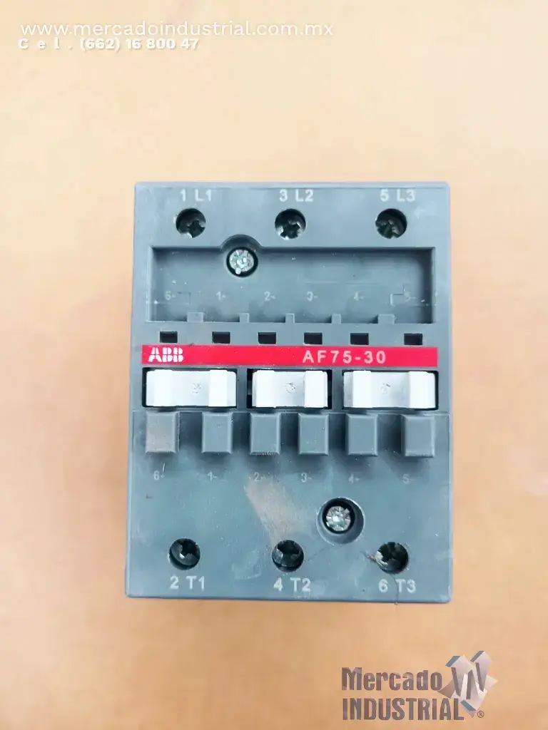Contactor 100-250V 90 A modelo AF75-30-00 marca ABB - imagen 1