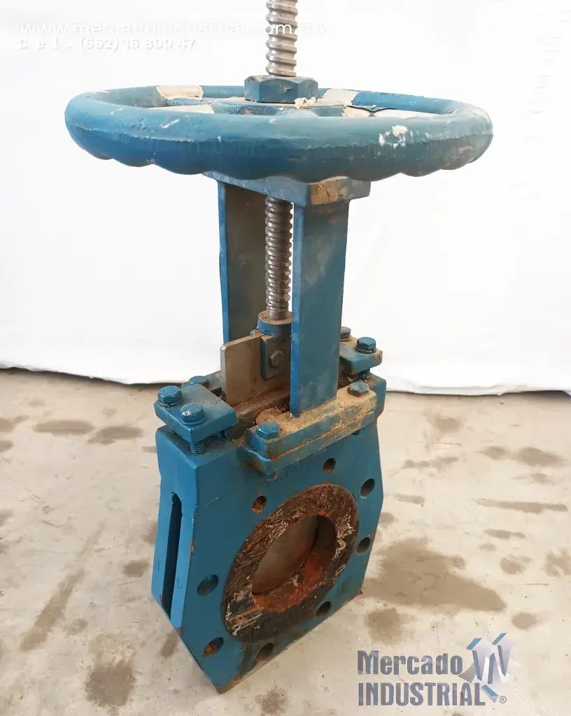 Válvula de guillotina 4" 150 PSI modelo 130 marca EMI - imagen 1