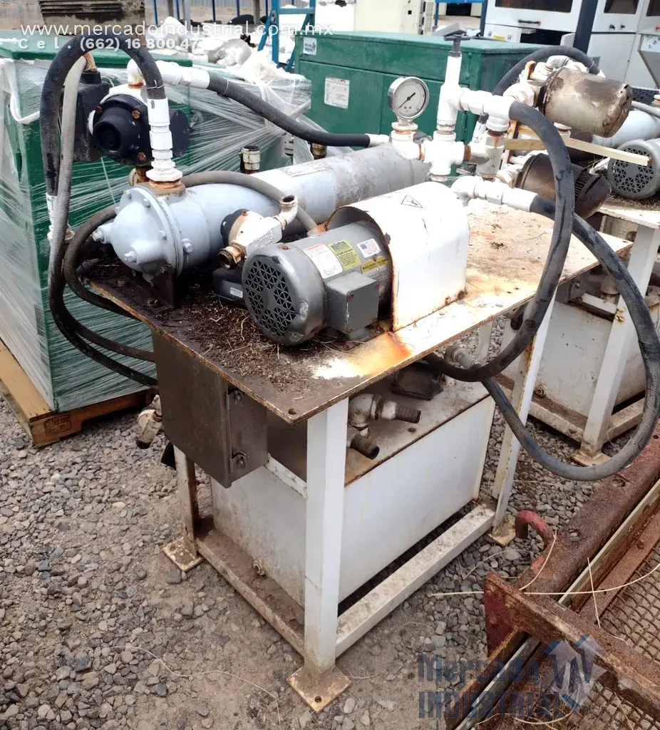 Bomba hidráulica de 3/4 HP con motor eléctrico - imagen 1