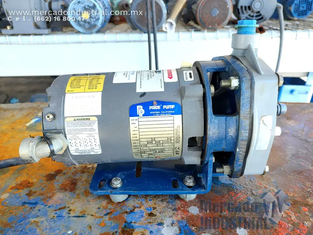 Bomba centrífuga horizontal de plástico 3/4 HP modelo 1320BA marca PRICE PUMP - imagen 1