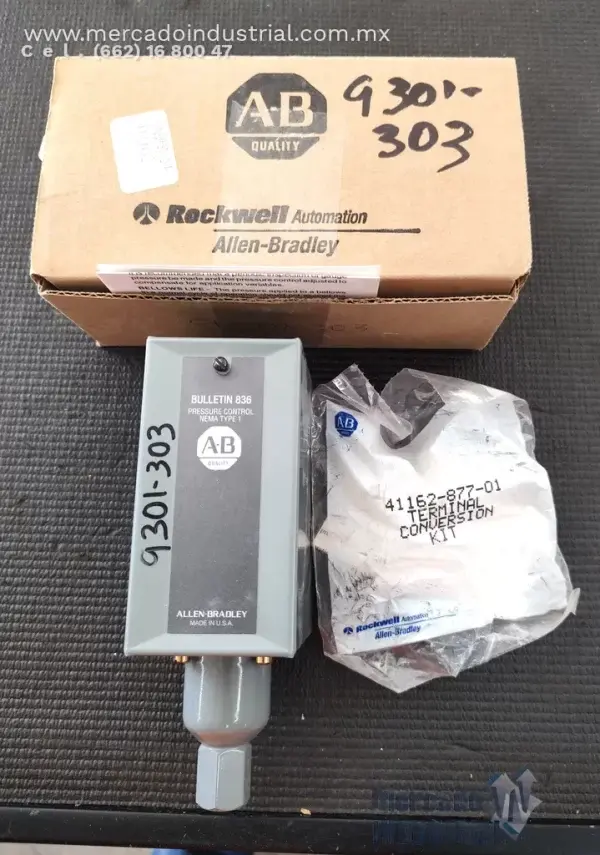Controlador de presión modelo BULLETIN 836 marca ALLEN BRADLEY - imagen 1
