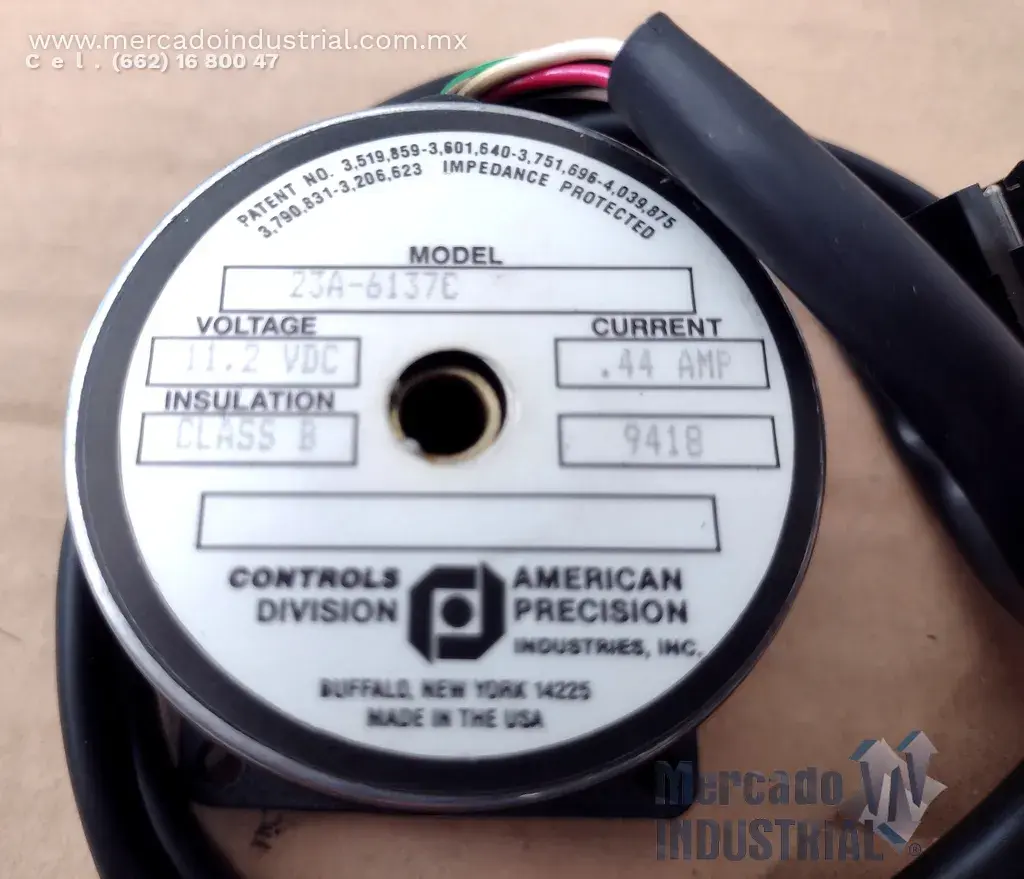 Motor de tornillo modelo 23A-6137C marca AMERICAN PRECISION - imagen 1