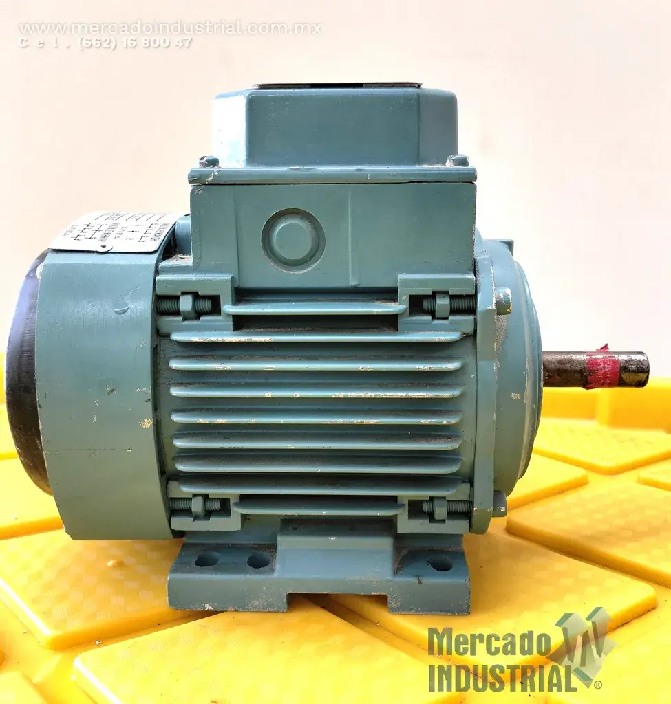 Motor eléctrico 1 HP 2 polos 3410 RPM marca ABB - imagen 1