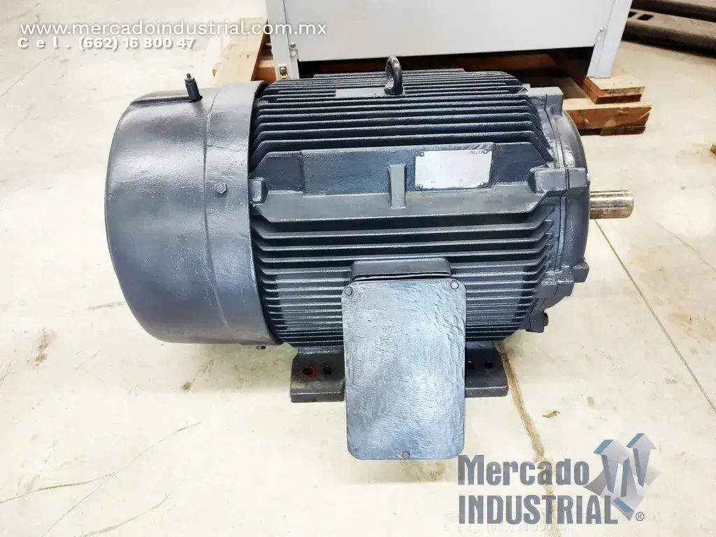 Motor eléctrico 100 HP 2 polos 3570 RPM marca SIEMENS - imagen 1