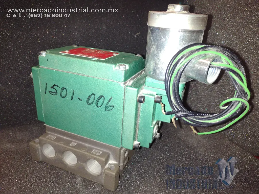 Válvula solenoide neumática 150 PSI modelo 34SXP4410 marca NUMATICS - imagen 1