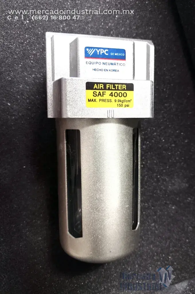 Filtro de aire de 150 PSI modelo SAF4000 marca YPC - imagen 1