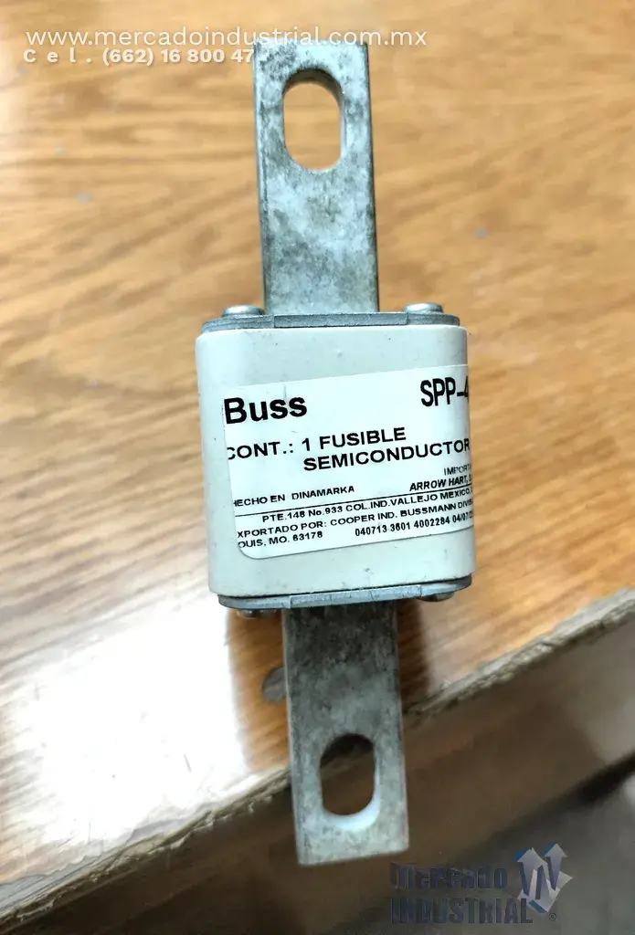 Fusible semiconductor 175 AMP 700V modelo SPP-4H175 marca Bussmann - imagen 1