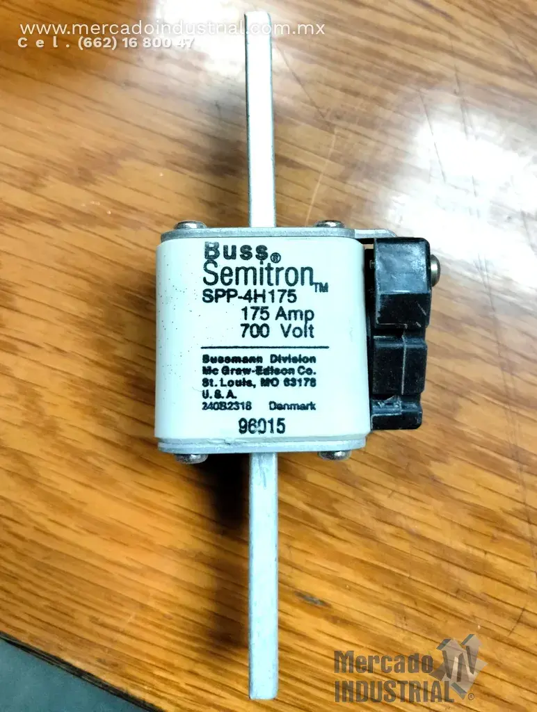 Fusible semiconductor semitron 175 AMP 700V modelo SPP-4H175 marca Bussmann - imagen 1