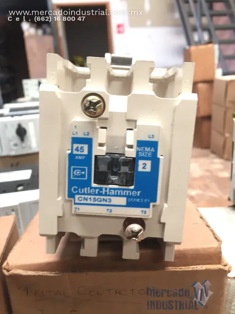 Contactor Magnético 27 AMP Eaton CN15GN3AB - imagen 1