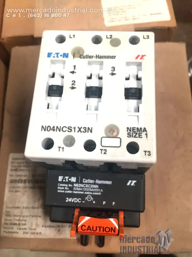 Contactor 27 AMP modelo N04NCS1X3N marca Cutler Hammer - imagen 1