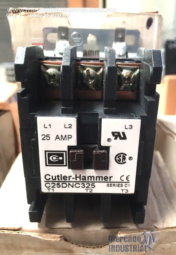 Contactor de propósito definido 25 AMP Cutler Hammer C25DNC325B - imagen 1