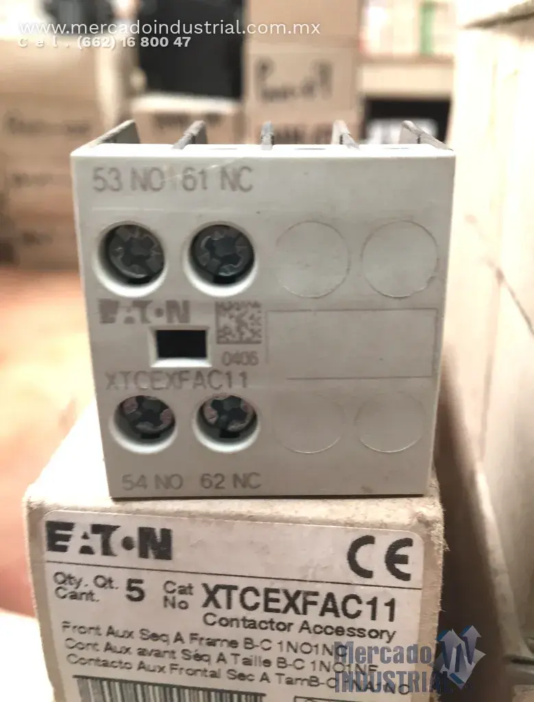 Contactor Auxiliar Frontal Eaton XTCFXFAC11 - imagen 1