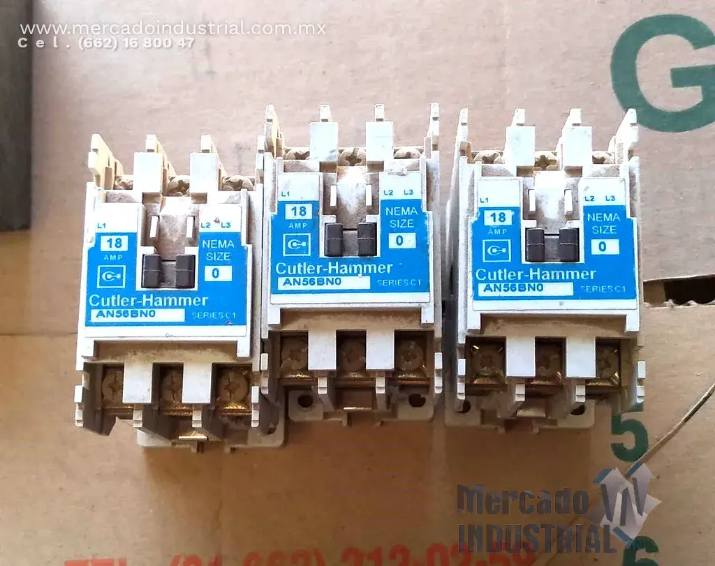 Contactor 18 AMP modelo AN56BN0 marca Cutler Hammer - imagen 1