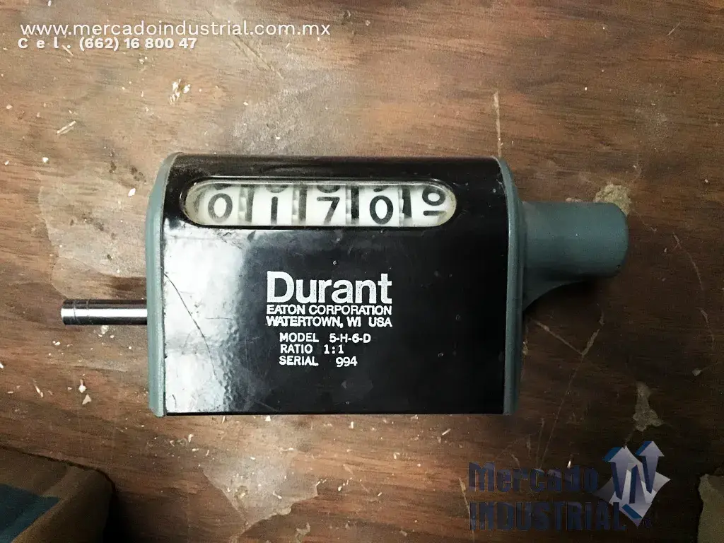Contador modelo 5-H-6-D  marca Eaton Durant - imagen 1