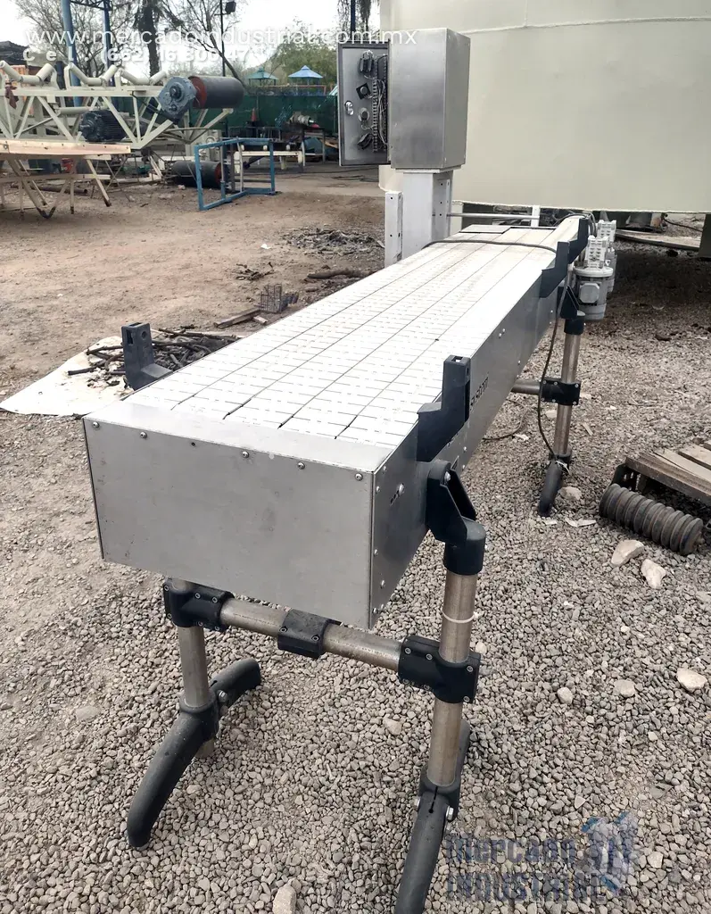 Banda transportadora de tablillas de 17" x 2.7 m de largo marca Packsystem - imagen 1