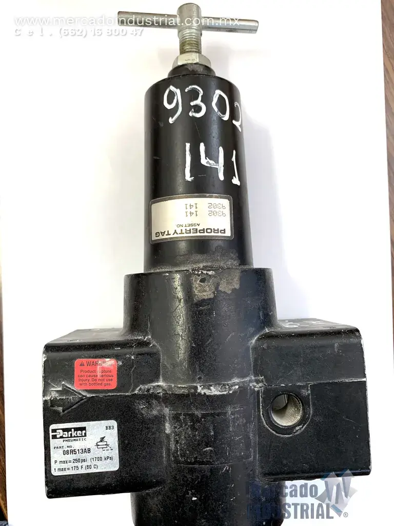 Regulador automático 250 PSI modelo 08R513AB marca Parker - imagen 1