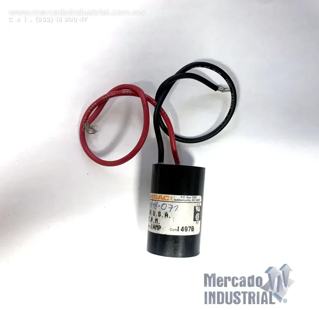 Relé intermitente 1 AMP 120VAC modelo FS126 marca SSACI - imagen 1