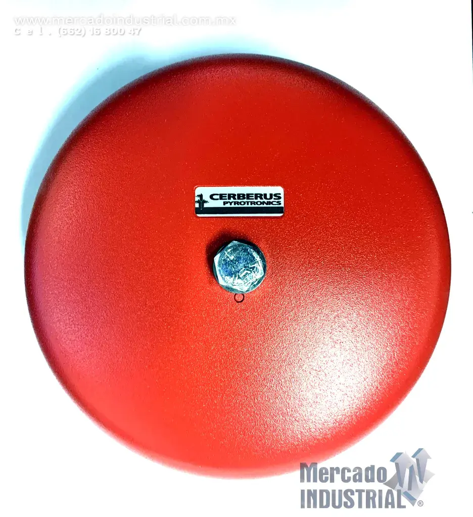 Campana eléctrica para alarma 24 VCC modelo MBDC-6-C marca CERBERUS - imagen 1