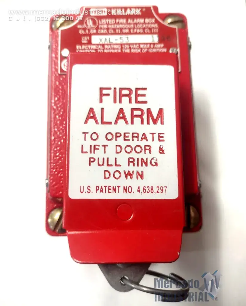 Caja de alarma contra incendios 120 VCA modelo XAL-53C modelo KILLARK - imagen 1
