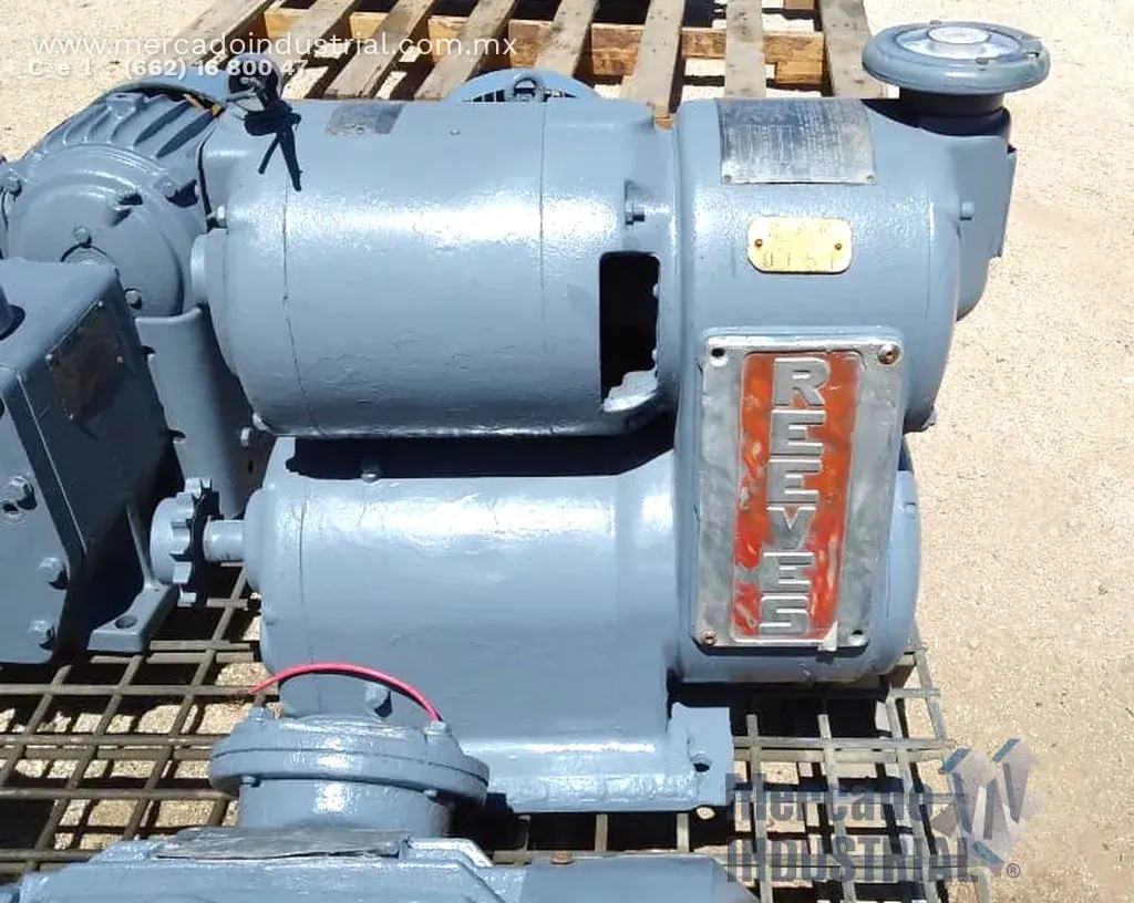 Motorreductor 1/2 HP 42 RPM relación 111:1 marca REEVES - imagen 1