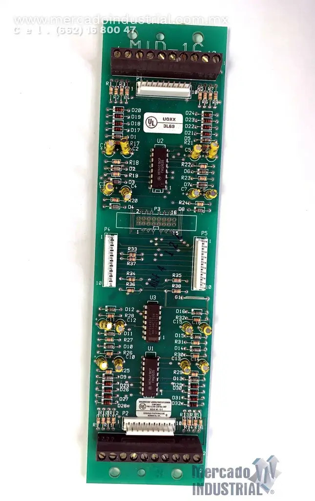 Módulo de entrada de controlador contra incendios modelo MID-16 marca CERBERUS PYROTRONICS - imagen 1