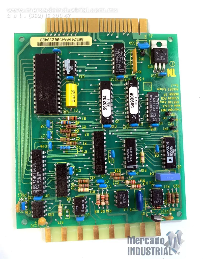 Tarjeta CPU E/S modelo 885740 marca TEXAS NUCLEAR - imagen 1