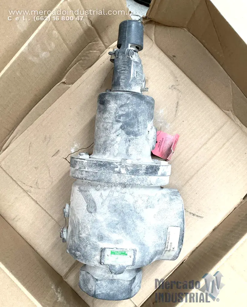 Válvula de alivio de seguridad 100 PSI de 3" modelo 252AMK22-KS marca KUNKLE - imagen 1