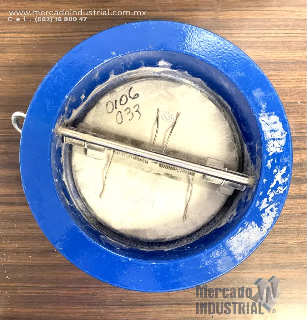 Válvula de retención doble disco 8" 232 PSI tipo WAFER - imagen 1