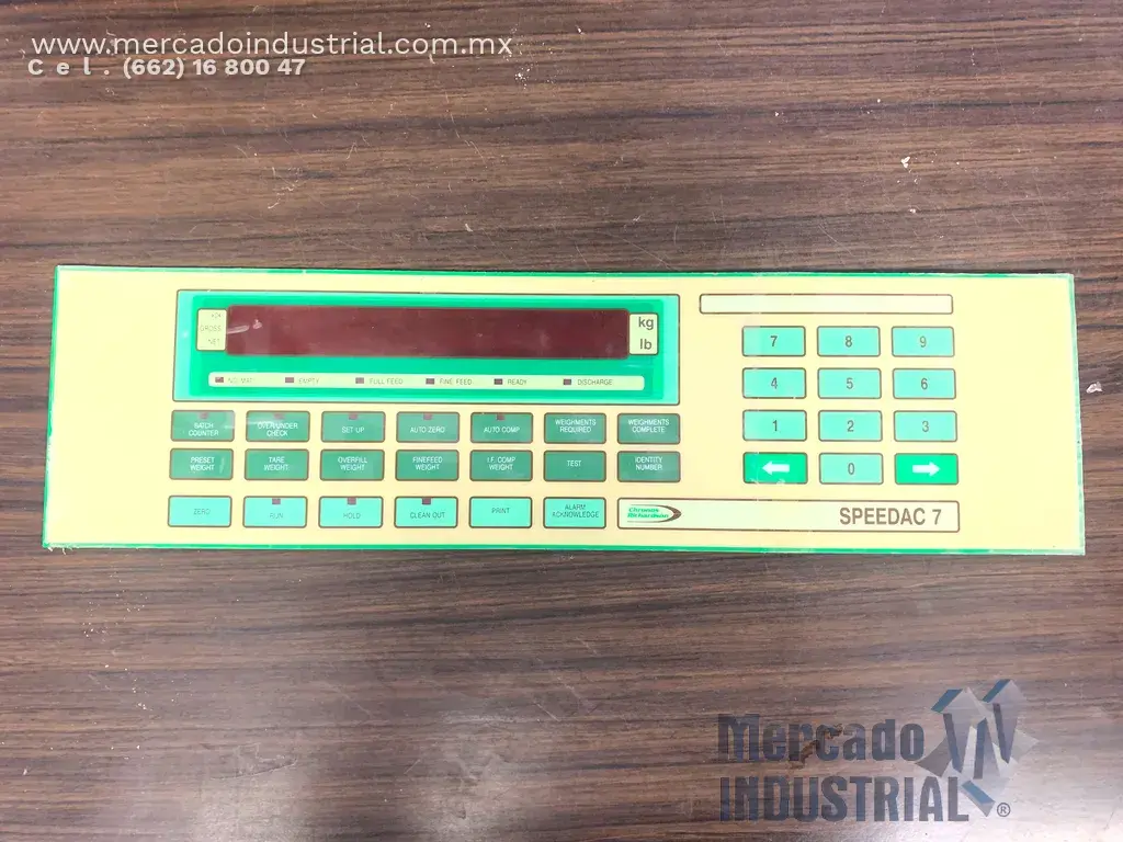 Teclado para báscula modelo SPEEDAC 7 marca CHRONOS RICHARDSON - imagen 1