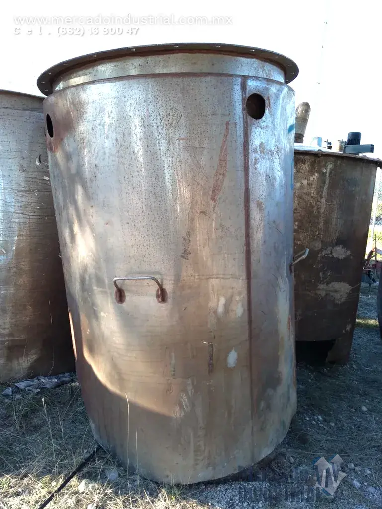 Tanques de 1 m x 1 m de acero inoxidable - imagen 1